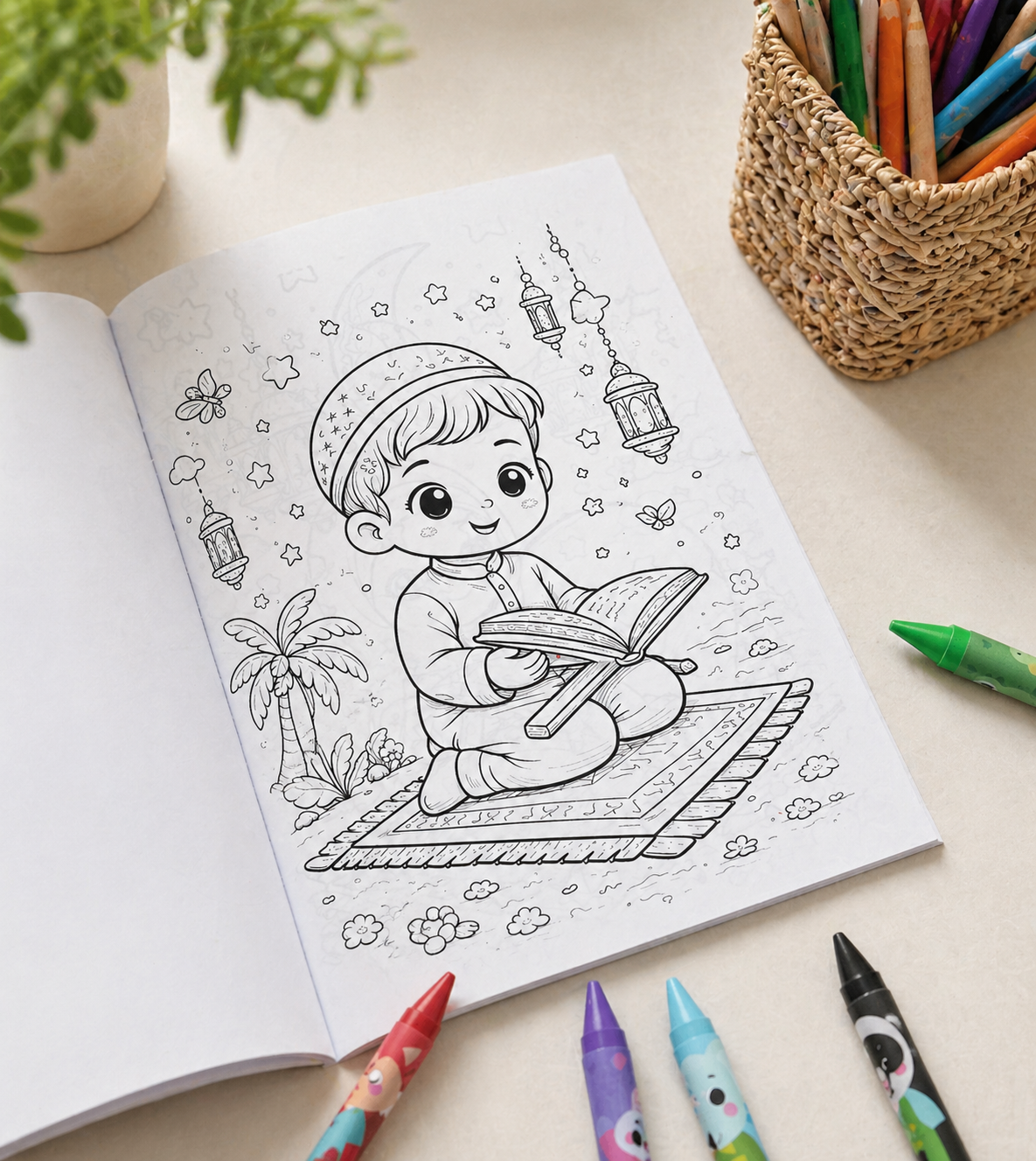 2 Book bundle set +FREE SHIPPING + FREE crayons