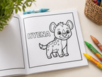 Wild Land Animals Colouring Book