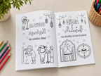 Islamic Words Colouring Book for Kids