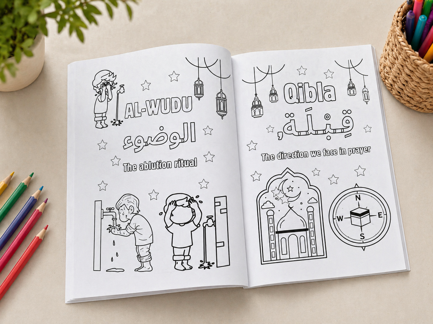2 Book bundle set +FREE SHIPPING + FREE crayons