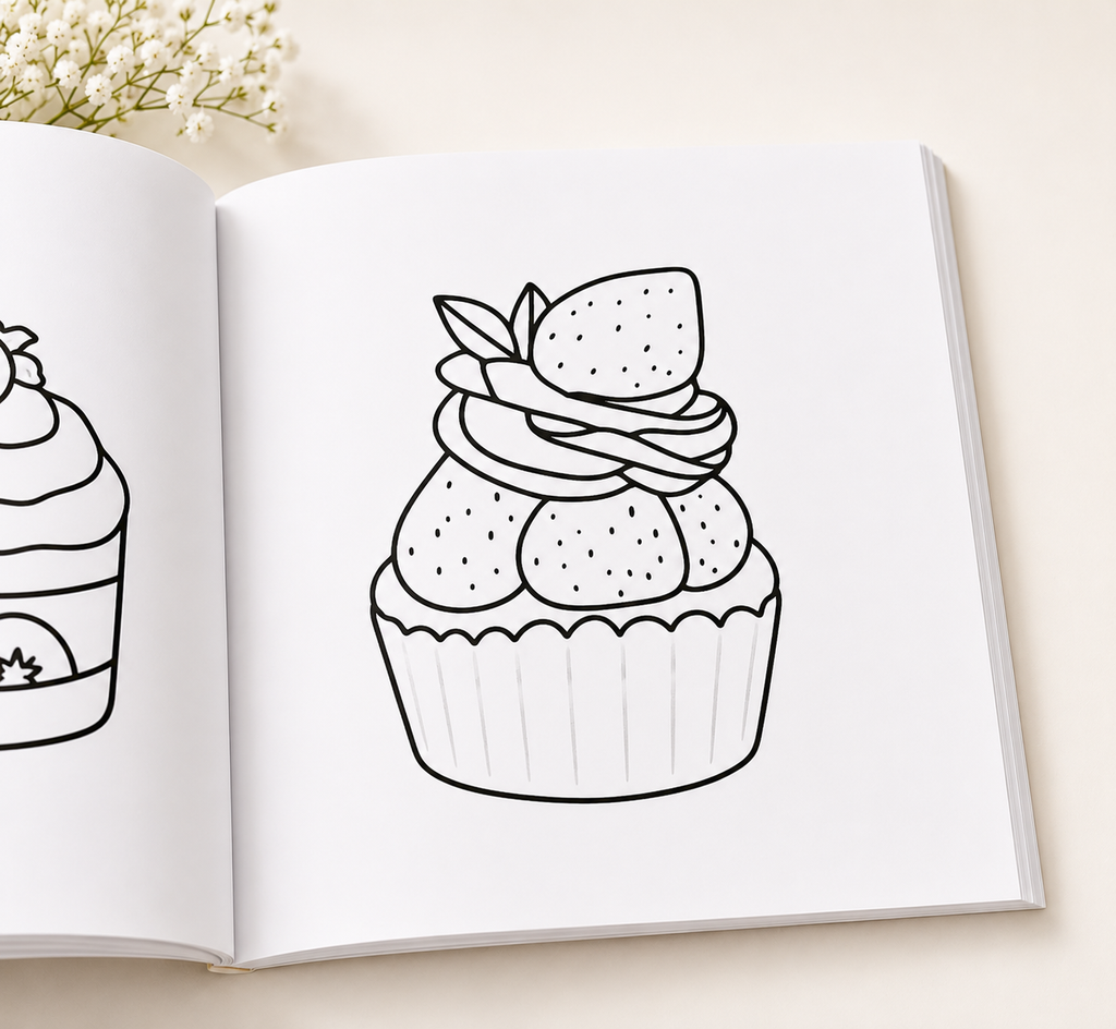 Sweet Treats colouring book