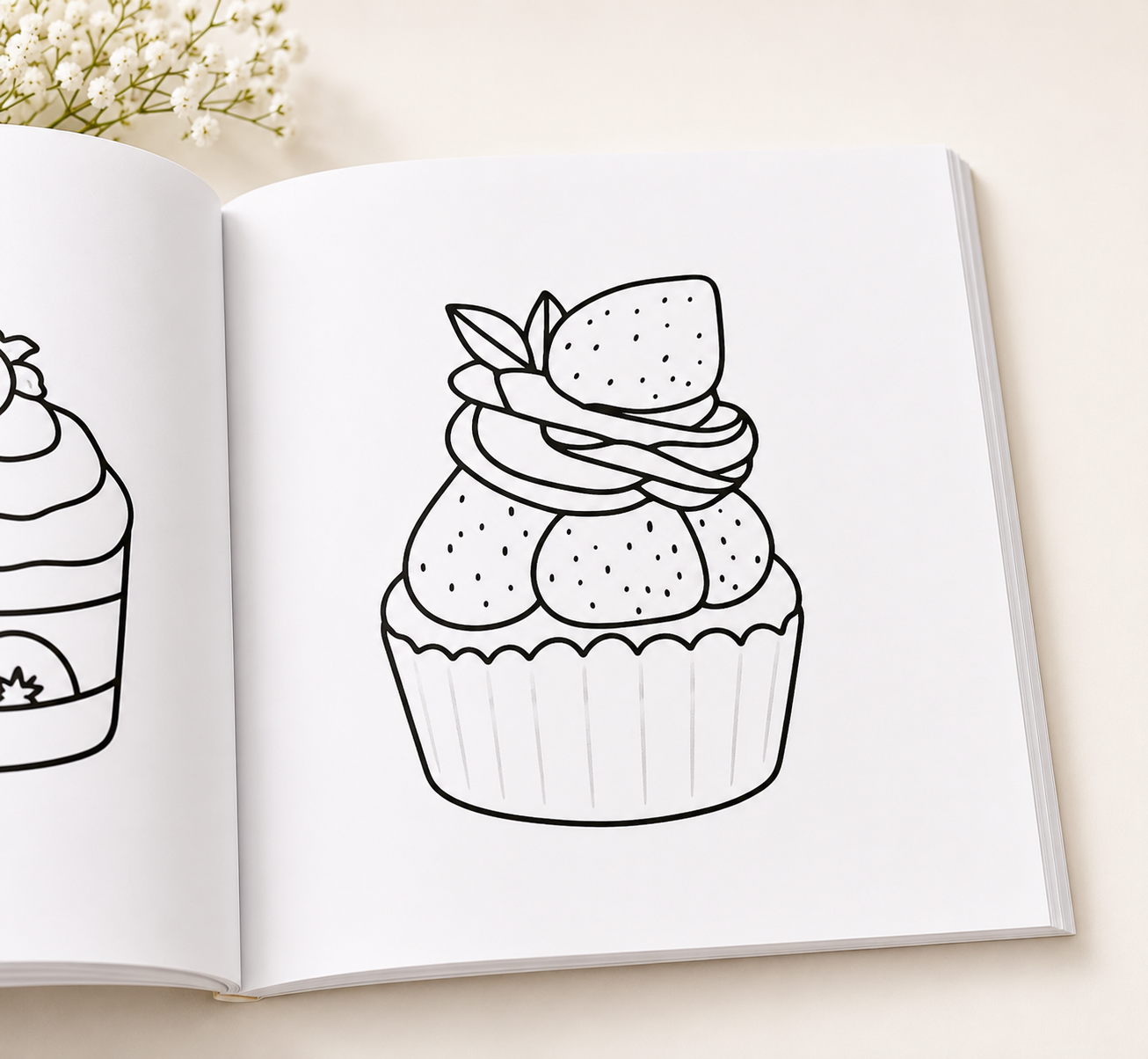 Sweet Treats colouring book